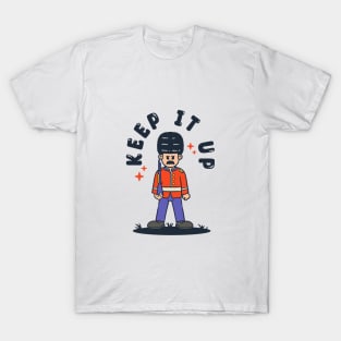 cute british soldier cartoon T-Shirt